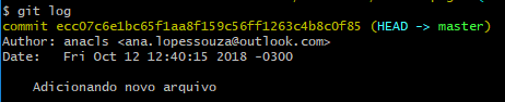 Git log